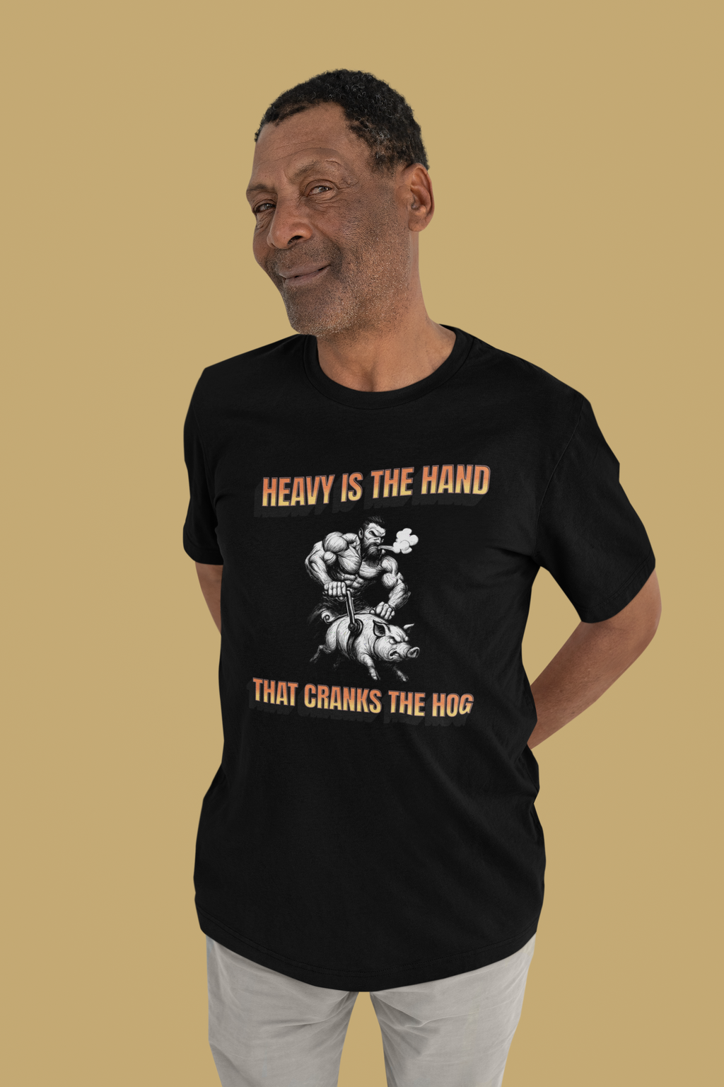 Heavy Is The Hand That Cranks The Hog Unisex T-Shirt