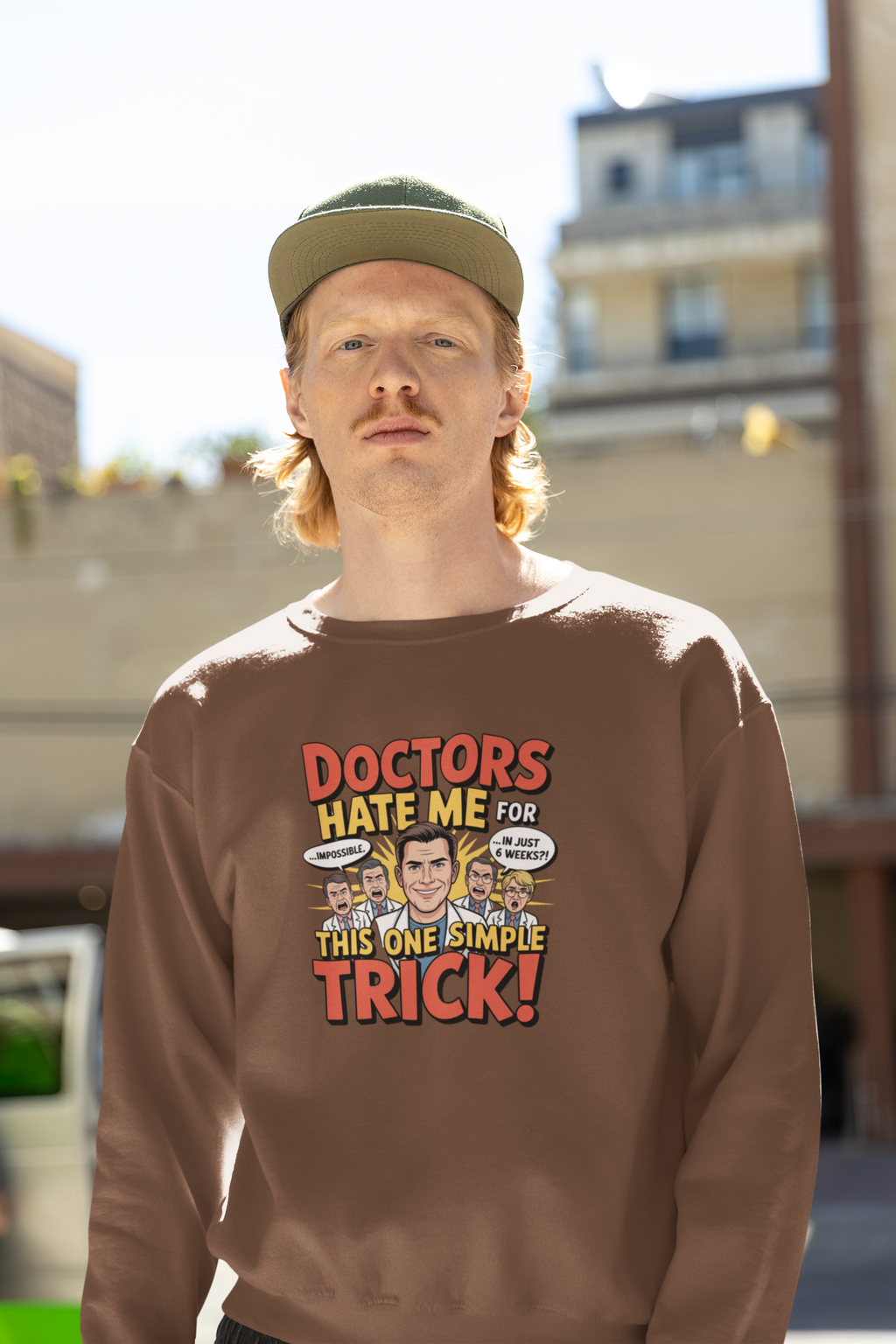 Doctors Hate Me For This One Simple Trick Crew Neck Sweater