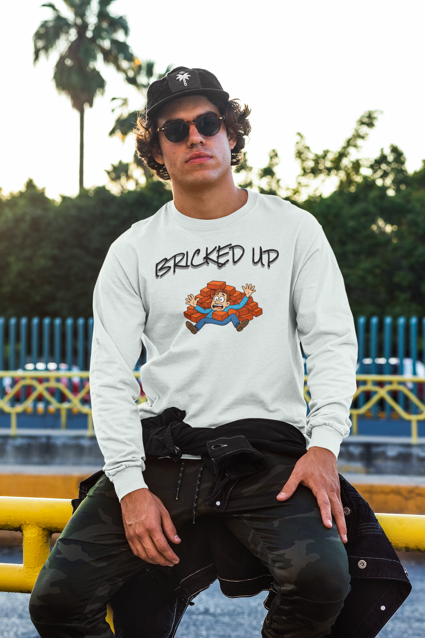 Bricked Up Men’s Long Sleeve Shirt