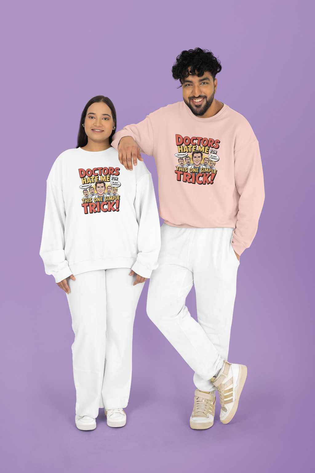 Doctors Hate Me For This One Simple Trick Oversized Heavyweight Sweatshirt