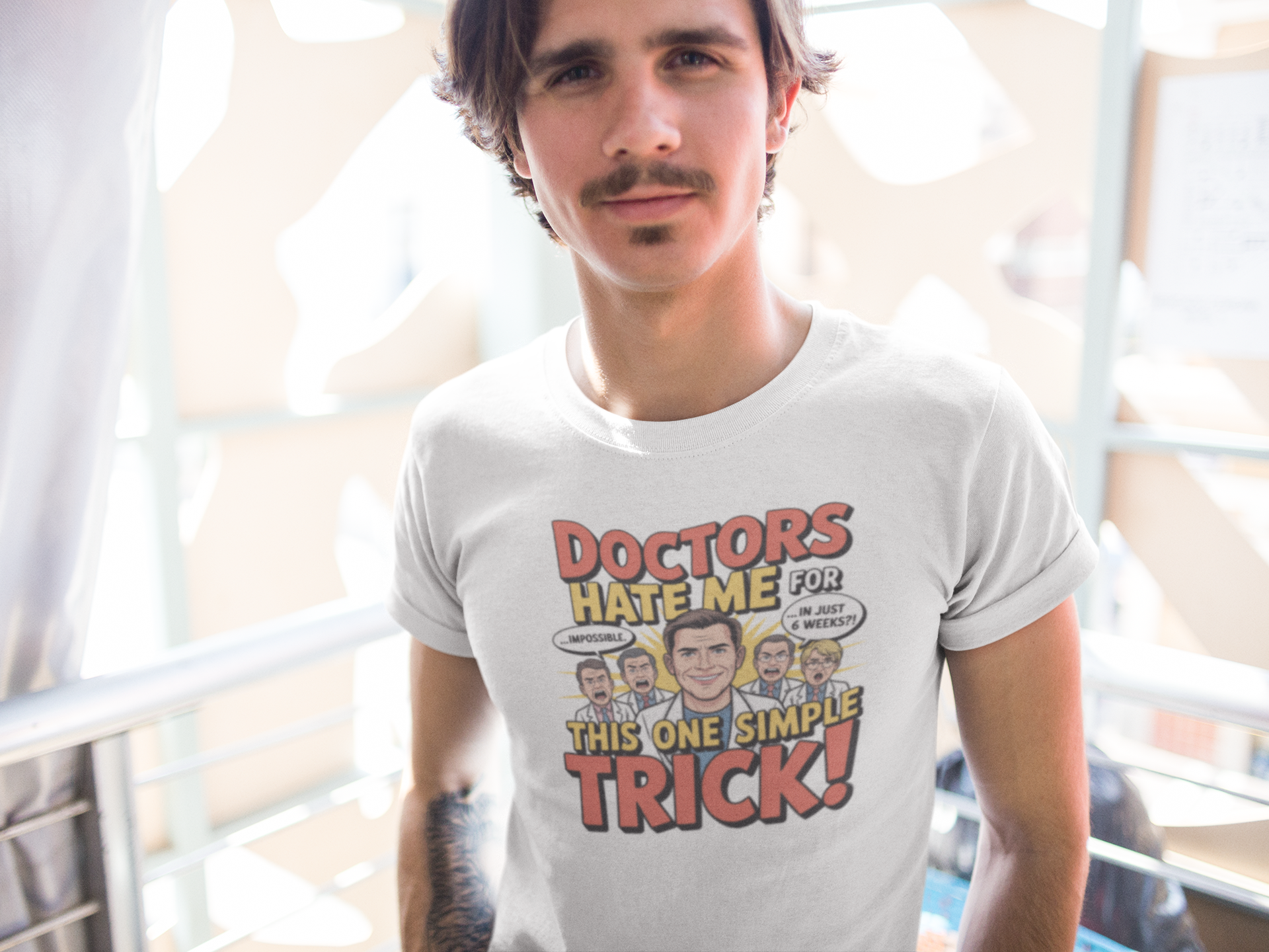 Doctors Hate Me For This One Simple Trick Unisex Heavyweight T-Shirt
