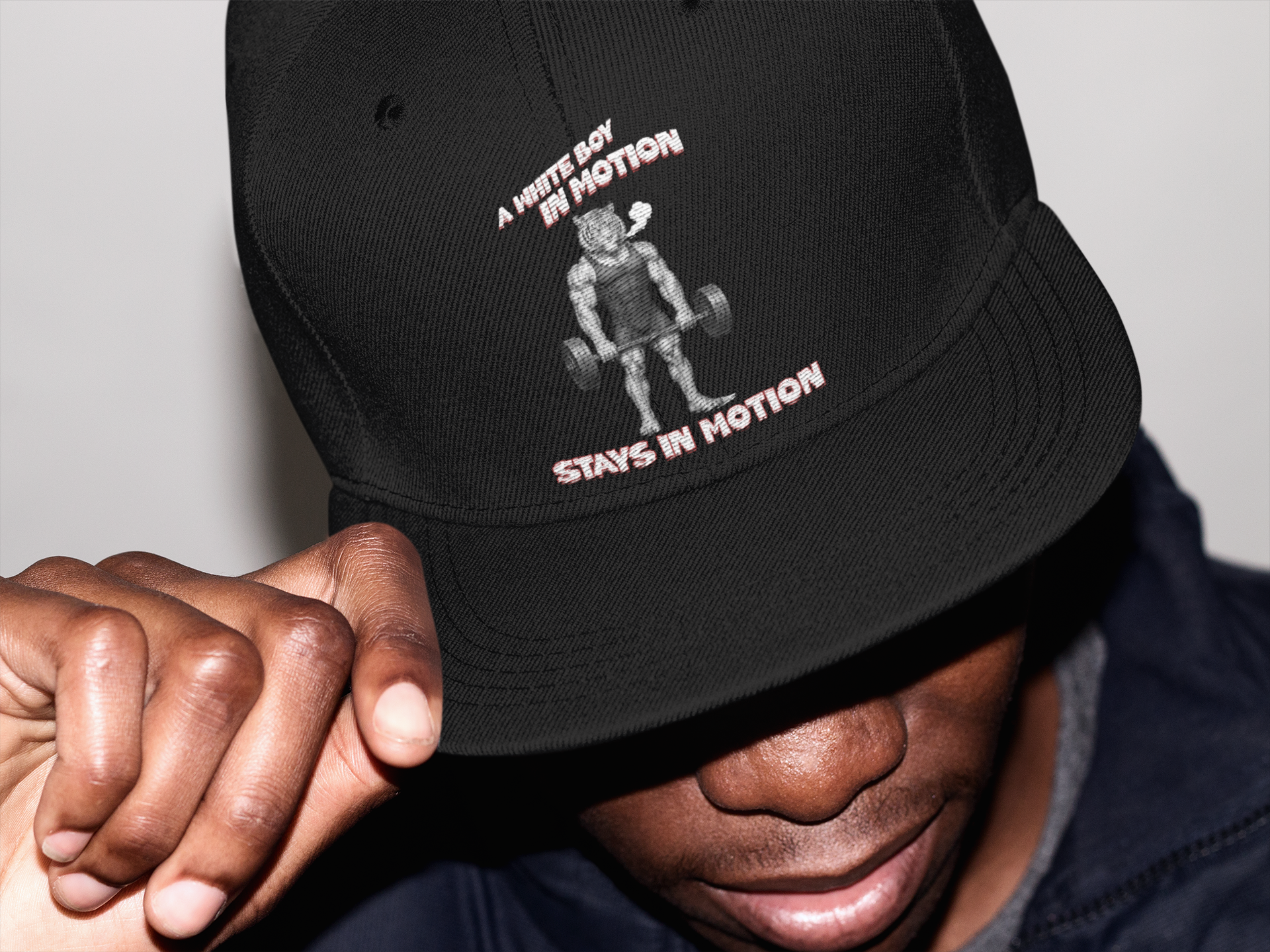 A White Boy In Motion Stays In Motion Hat