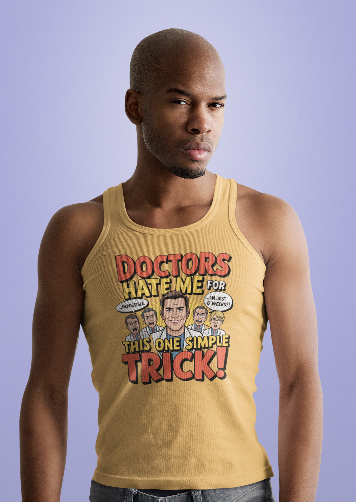 Doctors Hate Me For This One Simple Trick Men’s Premium Tank Top